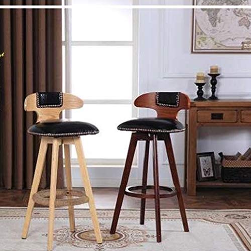 SDFGH Nordic light luxury bar chair simple net red bar stool front desk cafe restaurant leisure back high stool (Color : Argento)