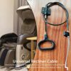 Recliner Cable Replacement Part D-Ring Handle Recliner Pull Cable Spring， Hook Exposed Cable Length Recliner Cable with a Spring Fitted