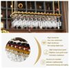 EYLINK Ceiling Decorative Wine Rack Retro Ceiling Rack Upside Down Hanger Suitable for Living Room Dining Room Bar Counter Rack Flower Pot Displa