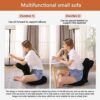 Video Gaming Floor Chair with Adjustable Memory Foam, Multifunction Thick Floor Cushion with Back Support, Elbow Support, for Floor Seating Pillo