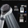 Ulinek Shower Head Filter, Shower Head 2 Layers Filtration Chlorine Carbon Fiber, High Pressure Water Saving Purifying Shower Head, Adjustable Sp
