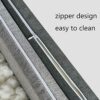 Custom Size Foam Mattress Pillow for Bed Gap Filler Expansion, Long Tight Seam Bed Gap Mattress, Rectangular Filler Pillow, Soft Headboard Pillow