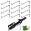 SuproBarware Wine Rack - Stainless Steel Single Wine Bottle Holder Set of 12, Stylish Wine Bottle Organizer Great for Wine Lovers, Countertop Liq