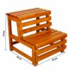 CHEWO Bath Stools,Step Stools,Rubber Step Stool Bathtub Stool 2 Stair Ladder Bathroom Step Stool Mat
