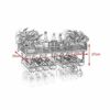 PIBM Wall-Mounted Iron Art Storage Wine Rack Retro Wine Bottle and Wine Glasses Display Shelf 100X35X27Cm J1114