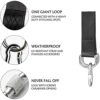 COADILNIO Tree Swing Straps Hanging Kit, Outdoor 5/10ft Swing Straps,2 Heavy Duty Lock Carabiners and 2 D-Ring, Easy to Install for Swing and Ham
