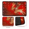 Christmas Doormat Christmas Decorations Entrance Door Mat Cute Reindeer Non Slip Indoor Outdoor Front Door Bathroom Entrance Mats for Xmas Home O