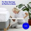 Bedshelfie Bedside Shelf for Bunk Bed & Top Bunk, College Dorm Room Essentials, Loft Bed Accessories, Clip On Nightstand Snack Organizer, Floatin