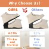 YIHATA Shoe Slots Organizer, Adjustable Shoe Stacker Storage Space Saver, Double Deck Shoe Rack Holder for Closet Organization, Thickening Qualit