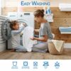 PlushDeluxe Bamboo Mattress Protector Waterproof, Hypoallergenic & Ultra Soft Breathable Cover & Protection - Free PVC, Phthalate (Double Size)