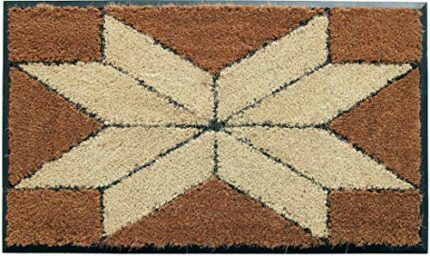 Coco&Coir Door Mat | Natural Coir | Non-Slip | Thick Coir | Premium Quality | Rubber Backed | Eco-Friendly | Indoor | Outdoor | Heavy Duty | Entr