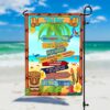 Artsy Woodsy Tiki Bar Rules Garden Flag 12x18" 30x40" Hawaii Aloha Tropical Luau Party Decorations, Summer Decor, Outdoor Beach Bar Pub Porch Pat