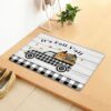 URFEDA Decorative Doormat Autumn Harvest Seasonal Thanksgiving Floor Entrance Door Mat Thanksgiving Doormat Welcome Doormat for Outdoor Front Doo