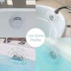 GreeSuit Bathtub Overflow Drain Suction Cover/Plug for Deep Water Baths, Deep Bath Drain Cover Adds Inches of Tub Water for Warmer and Comfortabl