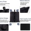 yeesport 4pcs Weight Bags for Gazebo (Max Hold 100lb), Canopy Tent Weight Sandbags, Heavy Duty Weighted Feet Bags for Instant Leg Canopy Tents, I