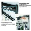 Coat Rack with Bench Coat Racks with 10 Hooks Metal Frame Coat Rack with Bench Coat Rack with Bench for Hallway, Entryway, 80/100 * 33 * 172cm (1