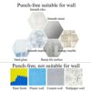 Towel Rail Self Adhesive Towel Holder Wall Mounted Towel Shelf No Drilling Rust-Proof copper/acrylic for toilets,30cm