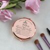 Cawnefil 80th Birthday Gifts for Women Rose Gold Compact Makeup Mirror Happy 80 Birthday Gift Ideas for Women 80th Birthday Gift for Aunt Mom Gra