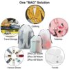 24Large Mesh Pockets Over The Door Shoe Organizer Hanging Shelf Shoe Rack Storage Stand Organiser Holder Baby Closet Storage Hook with 6 Shoes St