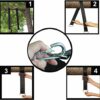 CACTIYE Set of 2 Hammock Straps2 Tree Swing Straps Hanging Kit， Perfect for Hammock Hanging Kit Straps，5ft Extra Long Straps Strap with Safer Loc