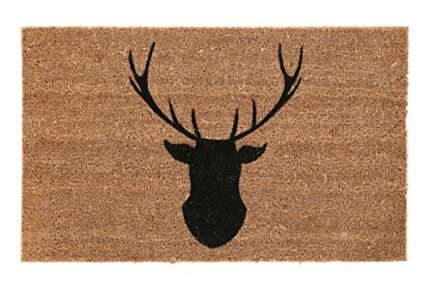 Premier Housewares Deer Coir Doormat, 60 x 40 cm