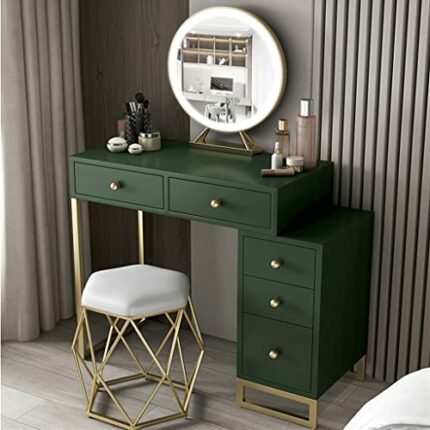 JJZXD Dresser Bedroom Small Home Storage Cabinet Light Retractable Integrated Home Furniture (Color : D, Size : Light Grey)