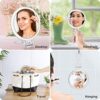 AMISCE 30x Magnifying Mirror, Travel Handheld Mirror - 2-Sided Hand Held Mirror with 1X 30X Magnification & Adjustable Handle/Stand, Portable Sma