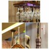 Ceiling Wine Racks Home Goblet Racks Vintage Wrought Iron Wine Racks Multi-Function Wine Racks - Restaurant Kitchen Bar Storage Racks with Adjust