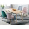 WALNUT Modern Minimalist Dining Chair Sponge Restaurant Furniture Chair Restaurant Modern China Iron Chair Wood Kitchen Rest (Color : A)