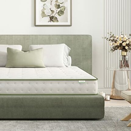 Novilla Gel Memory Foam Pocket Sprung Mattress, 7 Inch Single Mattress Medium Firm, 3FT Hybrid Mattress with Skin-friendly Oeko-tex Fabric and Br