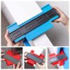 [2 Pack] Contour Gauge Duplicator [5 inch+10inch] Willingood Profile Measuring Tool Plastic Woodworking Shape Tracing Template Contour Copy Dupli