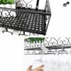 Wine racks Wall Mounted/Red Wine Glasses Storage Shelf/Black Metal Industrial Decoration Shelf/Wine Shelf Cabinet Organizer/for Bars, Home