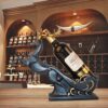 Stylish Simplicity Fashion Home Decorations Desktop Porch Bar Restaurant Decoration European Creative Deer Wine Rack Decoration Wine Cabinet Craf