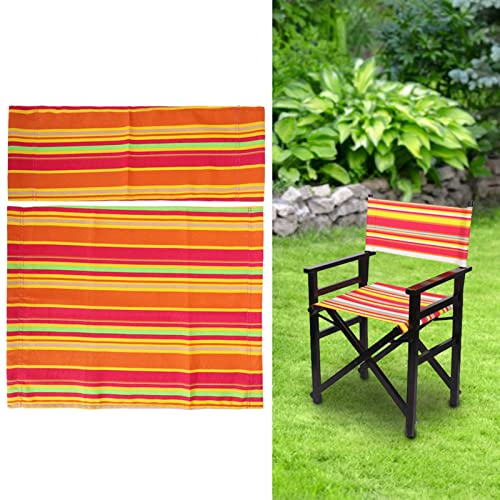 Director Chair Cover, 1 set Portable Folding Chairs Cover Kit, Director Chair Canvas Replacement Seat Cloth,Home Supplies Furniture Accessories f