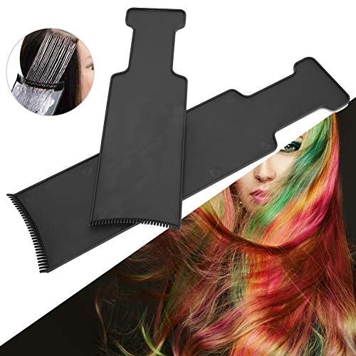 ALREMO HUANGXING - Hair Color Board Highlighting Comb Professional Highlighting Board Hair Highlighting Tools for Home Multicolor Hair Coloring D