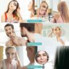 B Beauty Planet Hand Mirror, 25X/1X Double-Sided Hand Held Magnified Mirror & 10X Magnifying Mirror Suction Cup,Perfect for Precise Makeup Applic