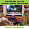 HIDEit Mounts Uni-C Pro Mount - Rubber Dipped Steel Controller Wall Mount - Mount for Controllers, Works with Most Game Controllers Including Pla
