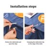 Clear Tablecloth Clip, 12 Packs Table Cloth Cover Clamps, Plastic Tablecloth Clamp Holders, Triangle Picnic Table Cloth Holder for Picnics, Parti