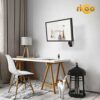 RICOO PC Monitor Wall Mount Height Adjustable Gas Spring Swivelling Tilting for 17-27 Inch Screen S4411 Monitor Mount VESA 75 x 75 100 x 100 mm