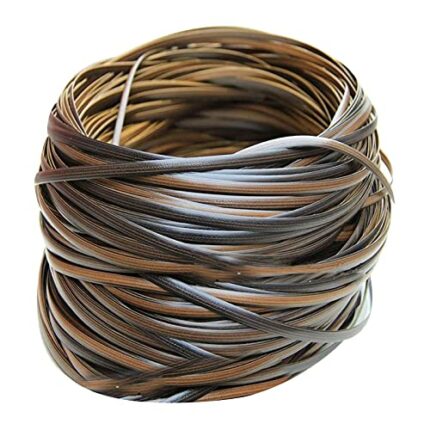 QOTSTEOS Plastic Rattan Wicker, 32m High Strength Wicker Repair Material, Wicker Bench Chair Table Repair Kits for Patio Chair Repair Flat Wicker