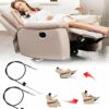 DECARETA Replacement Recliner,Cable Metal Recliner,Chair Sofa Handle Cable Couch Release Lever Replacement Cable