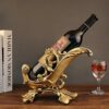 PIBM Stylish Simplicity Wine Racks Free Standing Resin/Countertop Display Bottle Rack Craft/Living Room Creative/Bottle Holder/Home Decorations （