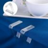 YTOOK 24pcs Plastic Tablecloth Clips, Transparent Picnic Tablecloth Clips for Outdoor Tables Large Table Cloth Holder Table Cover Clips for Chris