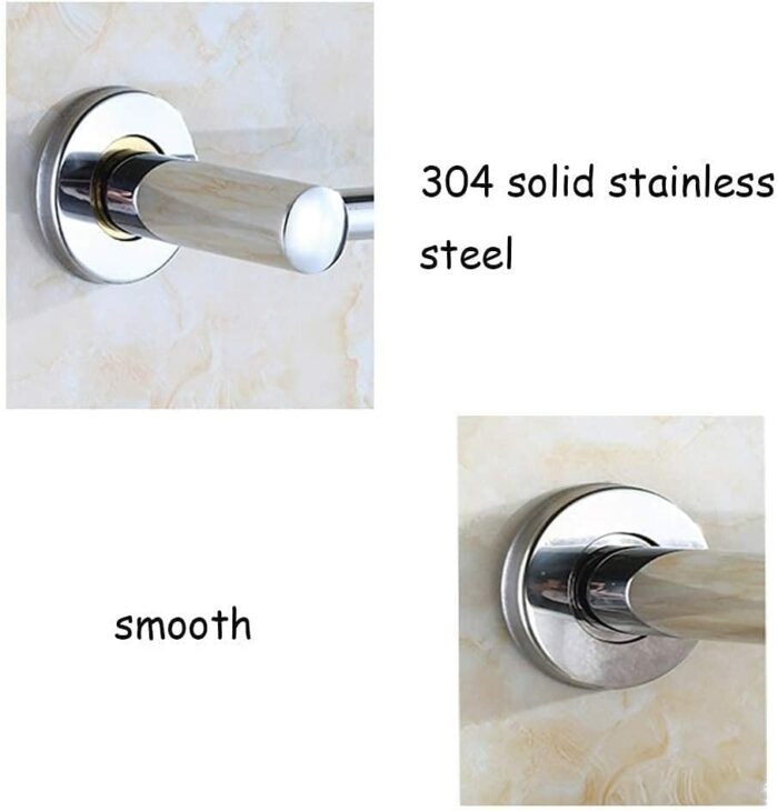 Bathroom Bath Towel Bar, Single Towel Rack for Bathroom, Towel Holder Wall Mount Tower Hanger/50Cn