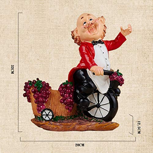 CZDYUF The nook, Novelty Wine Bottle Holder, Functional Kitchen Statue, Home Decor, for the Wine Enthusiast