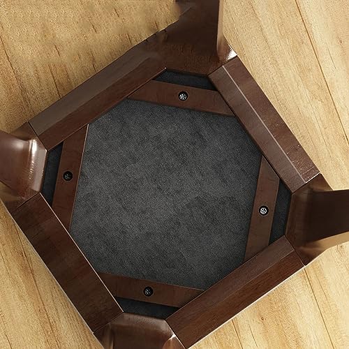 Bar Stools, Solid Wood Kitchen Stools with Cushion Counter Height Barstools with Wooden Base for Kitchen Dining Cafe