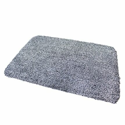 Anika 18x28 inch Super Absorbent Doormat, Black
