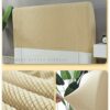 Zoey's store Easy-Going Stretch Bed Headboard Slipcover,Small Square Jacquard Bed Head Cover, Dustproof Protector Cover for Bedroom Decor (Navy B