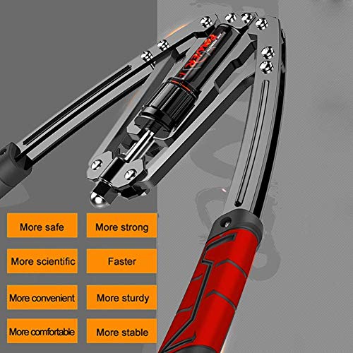 Depmog Double Spring Power Twister Exercise Bar Adjustable Resistance For Upper Body Arm Strength Weight Training At Home Fitness Adjustable Resi