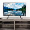 VIVO Universal LCD Flat Screen TV Table Top VESA Mount Stand Black | Base fits 22" to 65" (STAND-TV00Y)